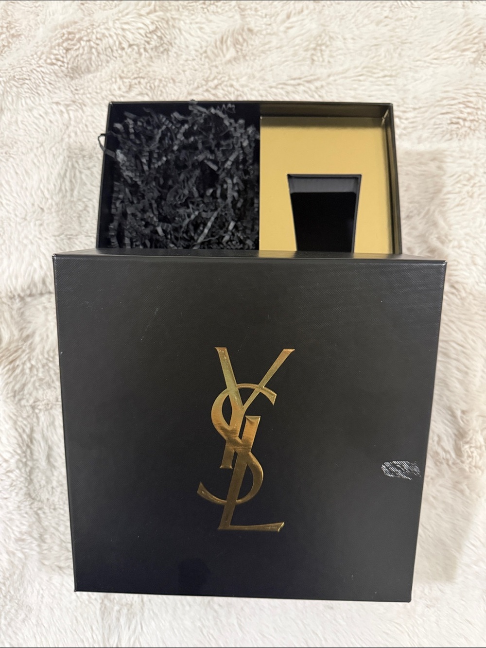 Yves Saint Laurent Black and Gold Watch Presentation Box